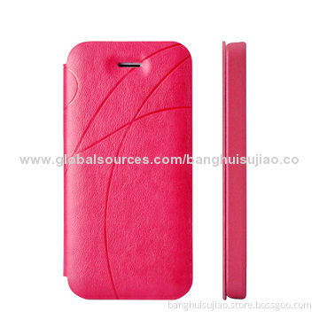 2014 Flip Mobile Phone Cases for iPhone 5/5S, OEM Orders Welcomed, Wear-resistant, Scratch-resistant